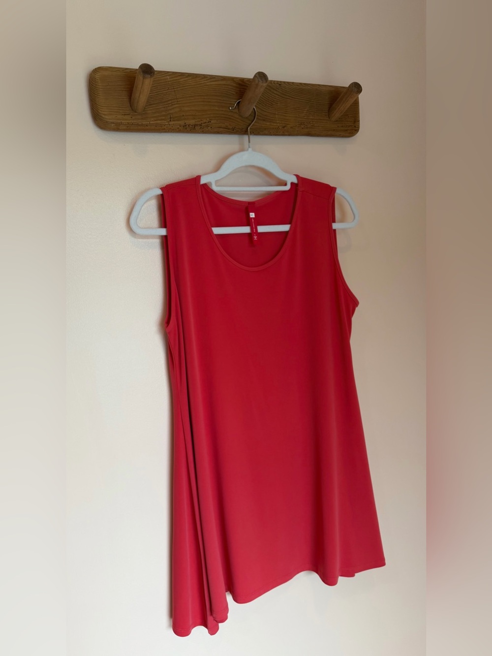 IC COLLECTION Red Sleeveless Tunic - L - Picture 3 of 9